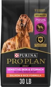 Purina pro plan sensitive skin and stomach dog food