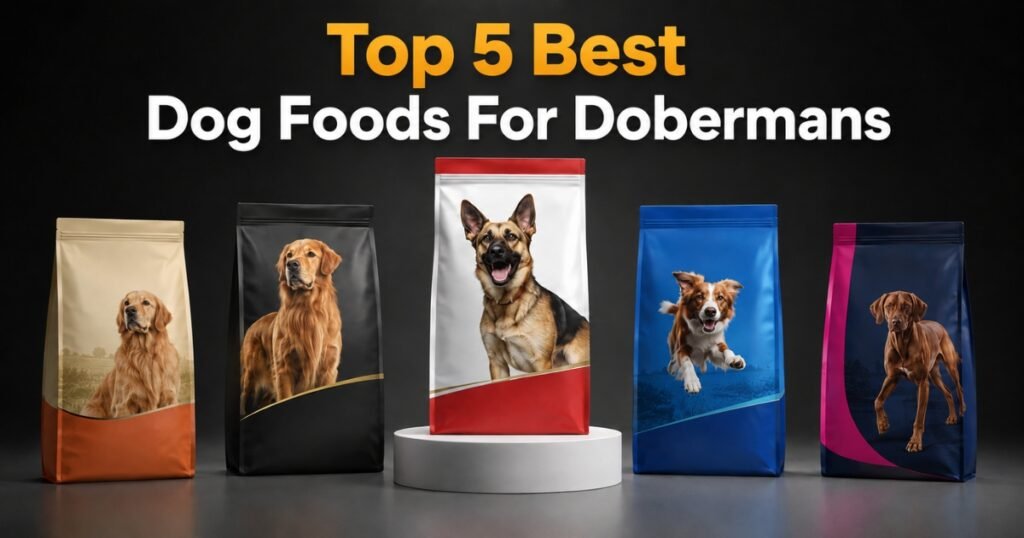 Top 5 best dog foods for Dobermans compared
