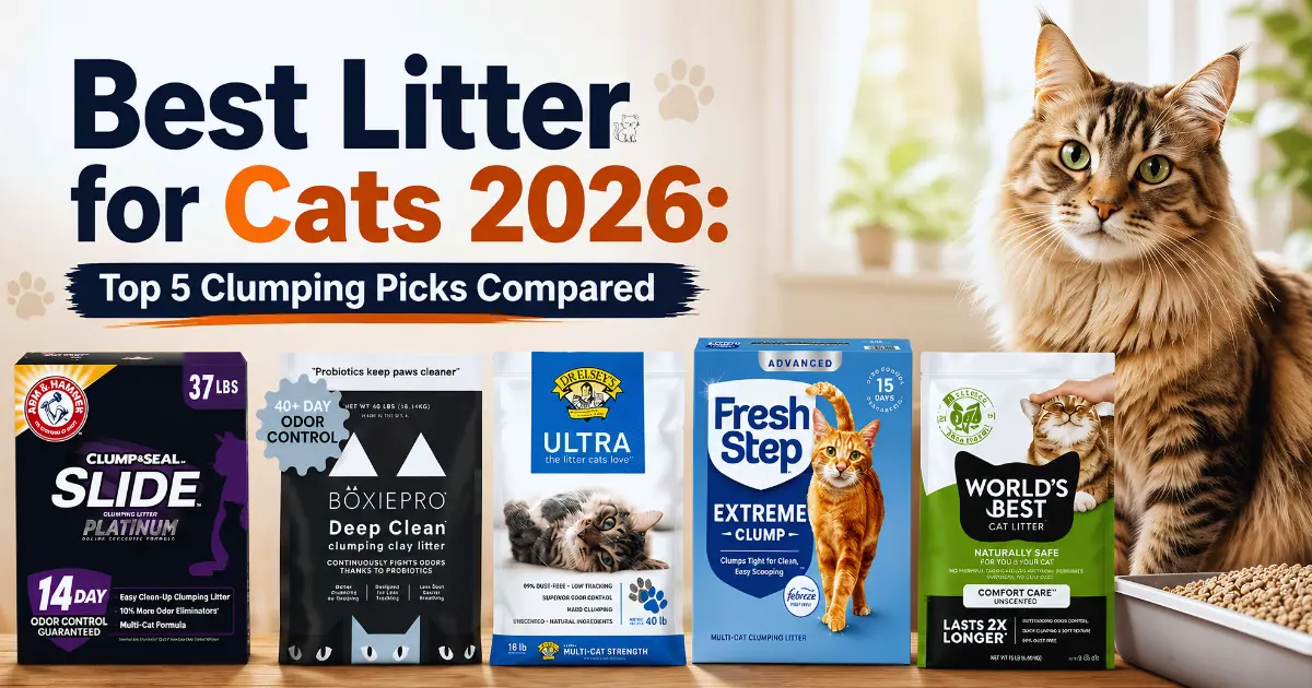 Best litter for cats 2026 — top 5 clumping picks compared