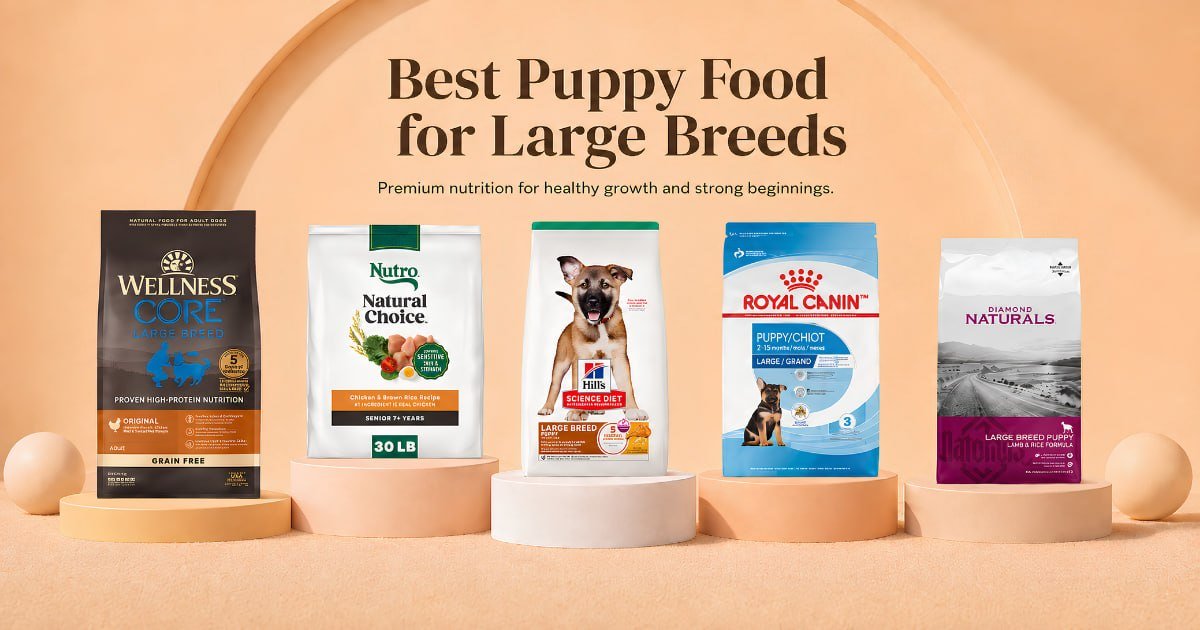 Best puppy food for large breeds — 5 top picks compared