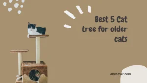 Cat tree for older cats