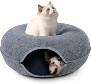 Cat Tunnel Bed - Peekaboo Cat Cave