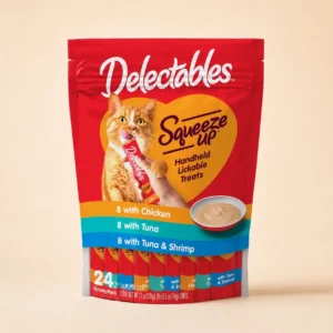 Delectables Squeeze Up variety pack lickable cat treat tubes