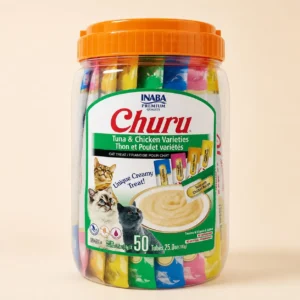 INABA Churu lickable cat treats tuna and chicken variety tubes