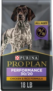 Purina Pro Plan High Calorie, High Protein Dry Dog Food, 30/20 Chicken & Rice Formula - 18 lb. Bag