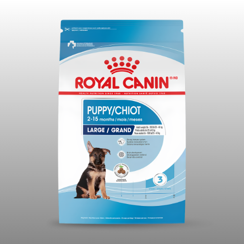 Royal Canin Size Health Nutrition large breed puppy dry dog food, Chicken, 30 Pound