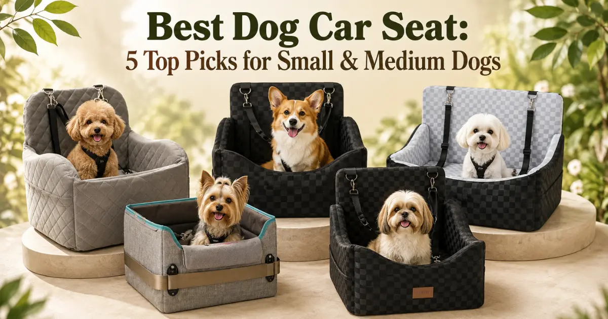best dog car seat for small and medium dogs