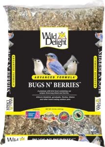 Wild Delight 099127 Bugs N' Berries Wild Bird Food: A Premium Treat for Feathered Friends