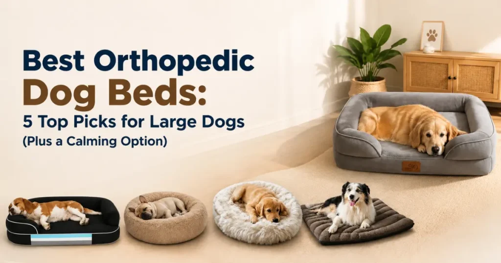 best orthopedic dog beds for large dogs