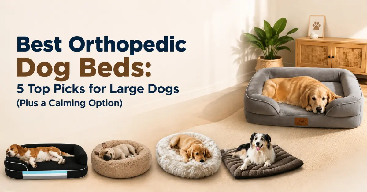 best orthopedic dog beds for large dogs