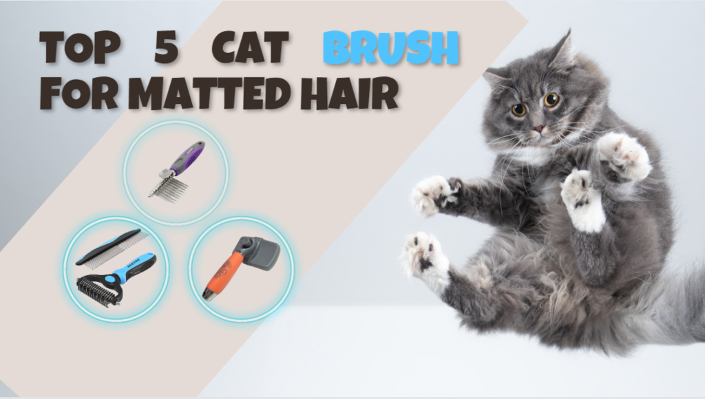Cat brush for matted hair