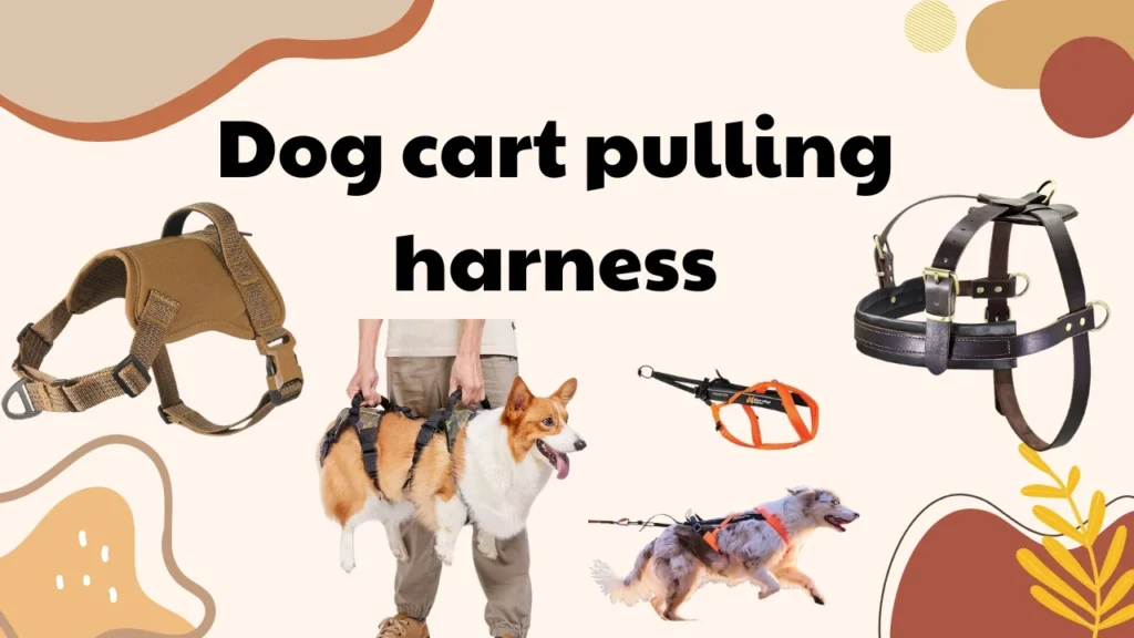 Dog cart pulling harness