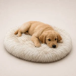 extra large dog beds faux fur memory foam