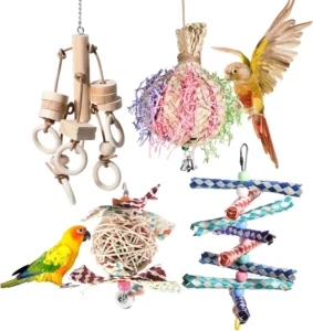 KIEYYRYT Bird Toys with Cage Shredded Paper Toys: A Comprehensive Review