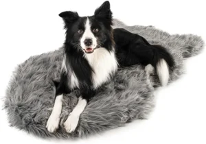PupRug, Faux Fur Orthopedic Memory Foam Dog Bed