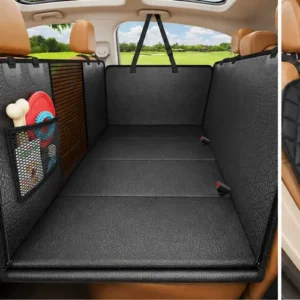 hard bottom dog car seat cover PU leather