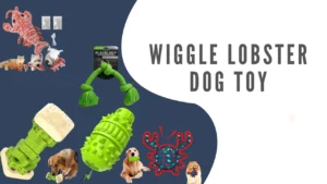 Wiggle lobster dog toy