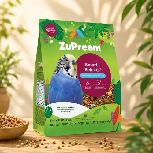 food for parakeets ZuPreem Smart Selects pellet blend
