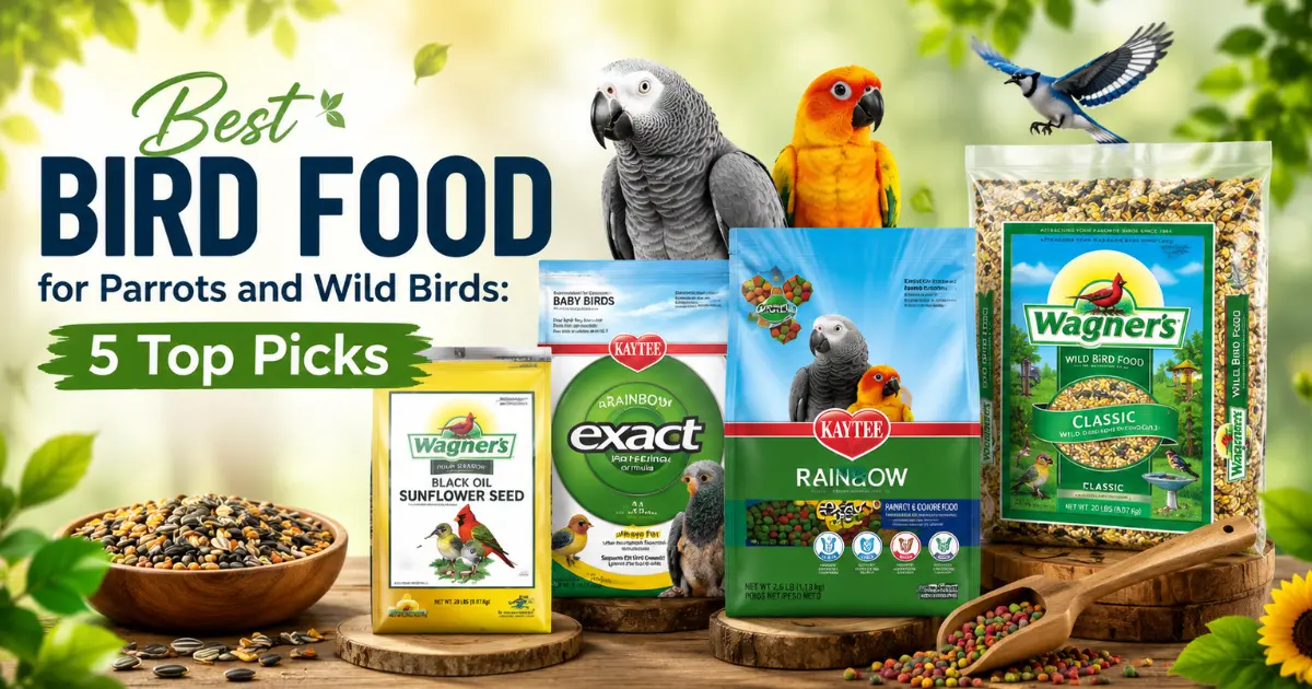 best bird food for parrots and wild birds