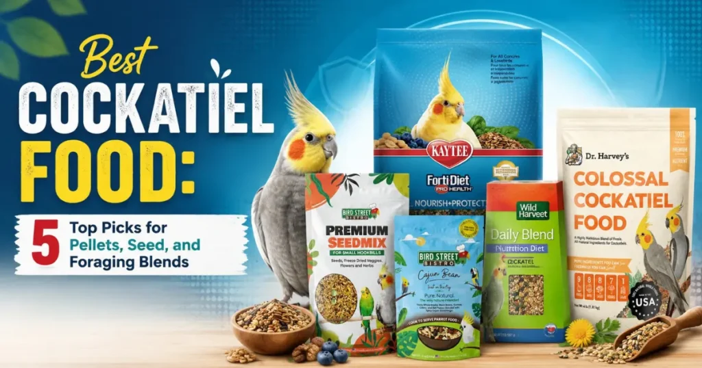 best cockatiel food pellets and seed blends