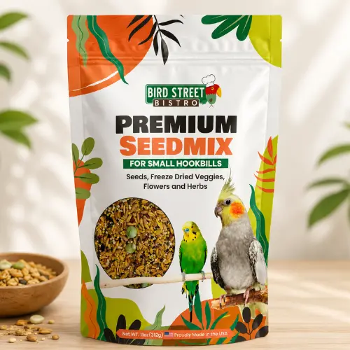 cockatiel pellets alternative organic seed mix