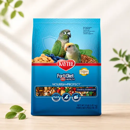 lovebird food pellets Kaytee Forti-Diet daily diet