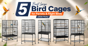 5 best large bird cages for parrots and flight birds