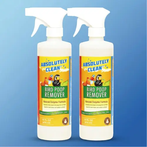 bird poop remover spray two pack bottles 
