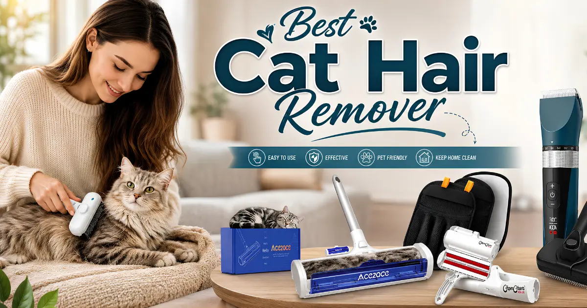 Best cat hair remover — top 5 picks for furniture, clothes, and carpet