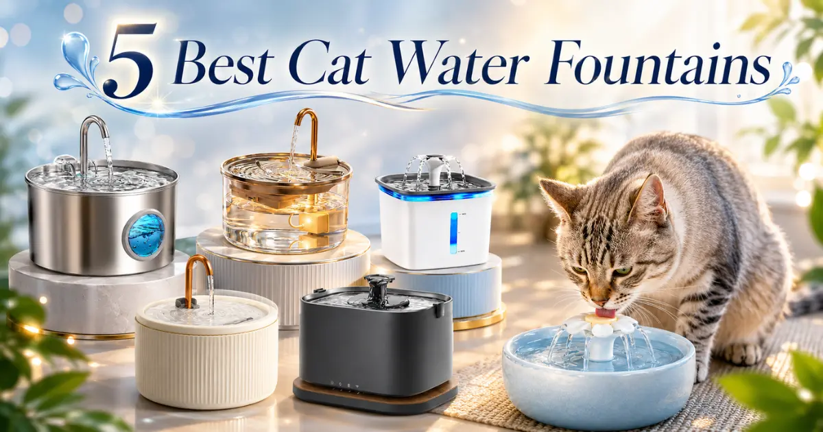 Best cat water fountain — top 5 picks compared