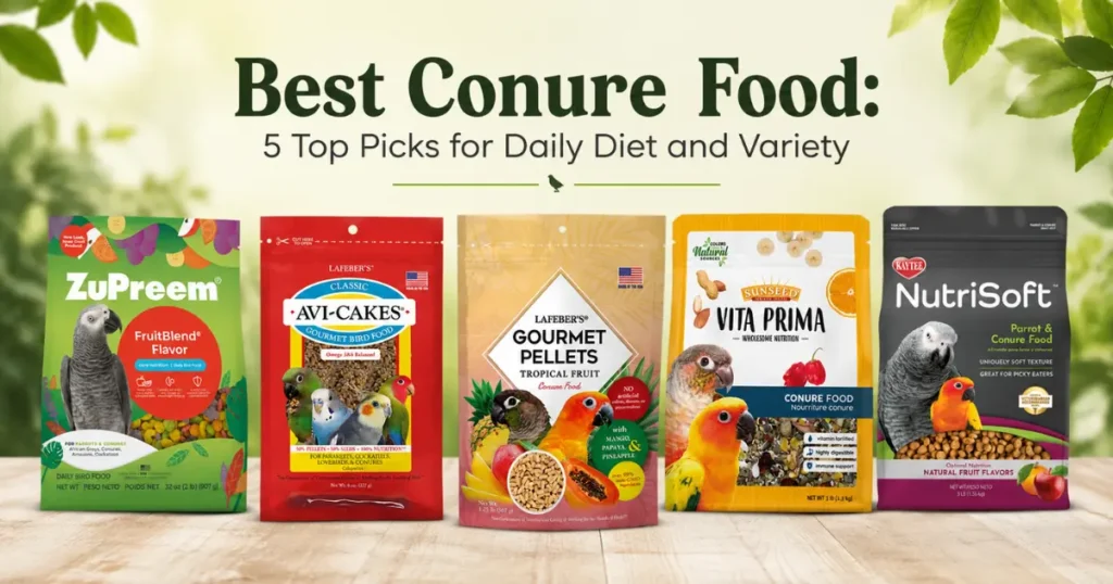 best conure food daily diet and variety