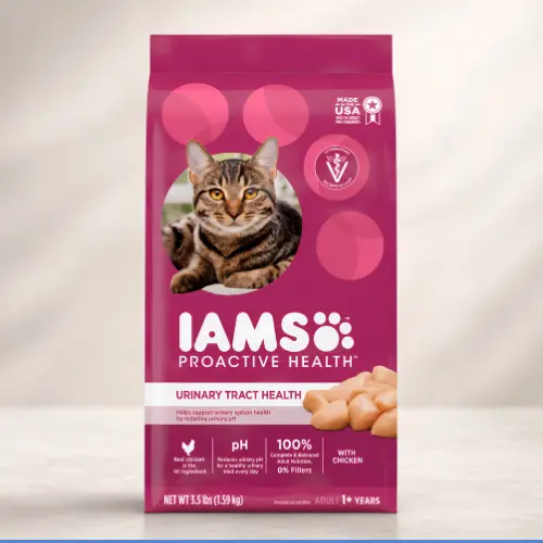 lAMS food cat urinary tract health chicken formula bag