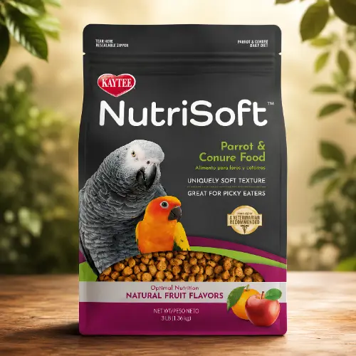 conure foods soft chunk texture Kaytee Nutri Soft