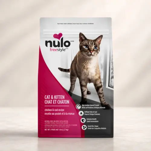Nulo food cat grain free chicken and cod formula bag