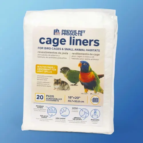 disposable bird cage paper liner pack white