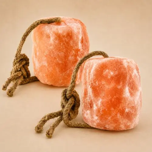 UMAID Himalayan salt lick 6 lbs on rope for horses