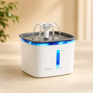 Veken award-winning best cat water fountain for multiple cats