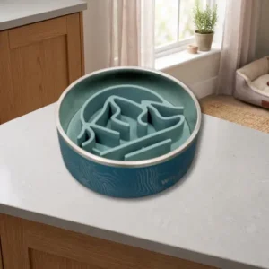 dog slow feeder silicone bowl for travel