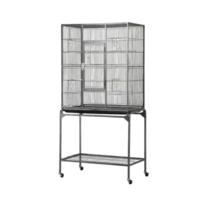 Yaheetech 54-inch wrought iron standing large parrot cage with stand