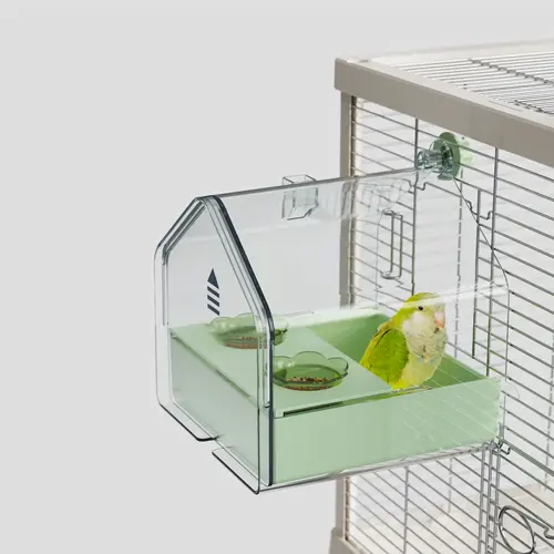 bird shower bath with water circulation pump