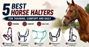 best horse halters for training comfort and daily use